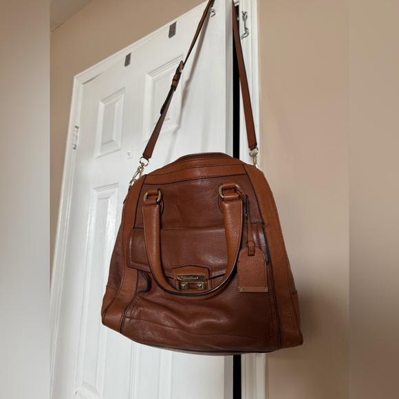 Cole Haan Brown Leather Satchel - Picture 2 of 10